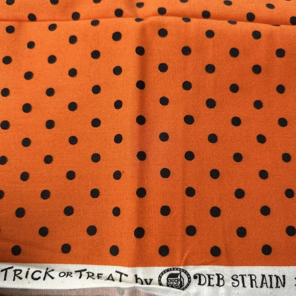 Witchy Poo by Deb Grogan Halloween Theme Cotton Quilting Fabric Lot 6 Pc